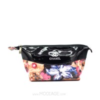 کیف آرایشی دو رنگ گل دار مدیاژ | جادار و زیبا