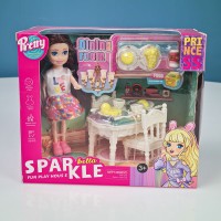 اسباب بازی خانه عروسکی ناهار خوری SPARKEL BELLA