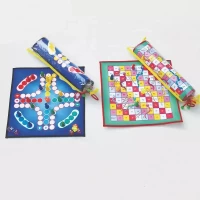 بازی منچ و مار و پله پارچه ای کد - سرگرمی کودکانه