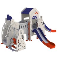 مجموعه بازی تک برج ترکیبی با سرسره و تاب PS5405