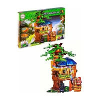 اسباب بازی لگو ماینکرفت 537 تکه چراغدار کلبه