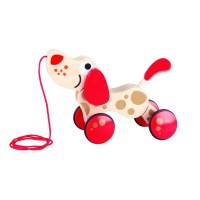 سگ چوبی حرکتی Hape مدل 0352 - اسباب بازی آموزشی کودک