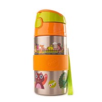 فلاسک نی دار نارنجی اوپس مدل