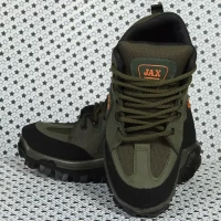 کفش زمستانی و کوهنوردی JAX زیتونی مقاوم و گرم