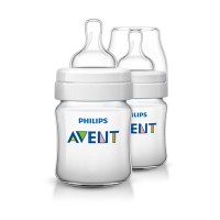 شیشه شیر کلاسیک پلاس 125میلی لیتر دوتایی Avent