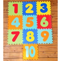 پازل فومی 10 عددی 33*33 اعداد انگلیسی