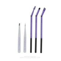 ست ابرو ریل تکنیک با 2 براش و کیف زیبا