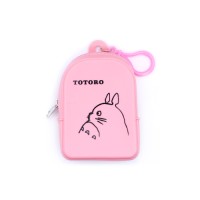 کیف سیلیکونی TOTORO صورتی مدیسوری با طراحی فانتزی