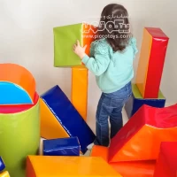 اشکال هندسی فومی بزرگ 22 قطعه برای کودکان