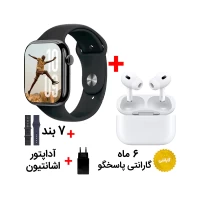 ساعت هوشمند اپل واچ طرح KW55 Max با گارانتی و بند