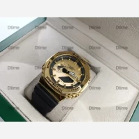 ساعت جی شاک 2100 طلایی با صفحه طلایی