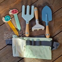اسباب بازی چوبی ست باغبانی پیکاردو آبی