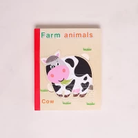 پازل کتابی چوبی حیوانات مزرعه مدل XLE 701