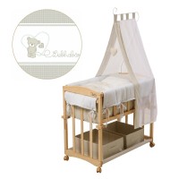 گهواره چوبی خرس روبا 8943s105 – آرامش کودک