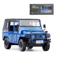 اسباب بازی ماشین جیپ عقب کش موزیکال آبی