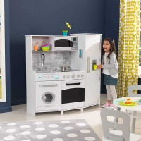آشپزخانه کودک چوبی سفید Kidkraft با طراحی مدرن