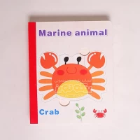 پازل کتابی چوبی حیوانات دریایی مدل XLE 802