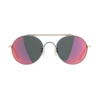 عینک آفتابی سین جان SJ859S - فریم فلزی و عدسی بنفش