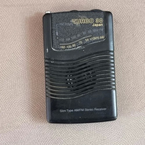 فروش رادیو قدیمی جیبی ژاپنی TURBO 30 با دو موج