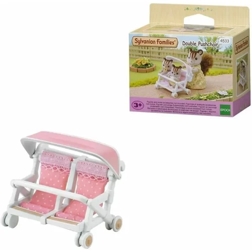 اسباب بازی کالسکه دوقلو سیلوانیان فامیلیز مدل Double Pushchair
