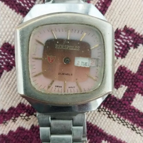 خرید ساعت قدیمی سیکو 21 جواهر پرسپولیس وردسا