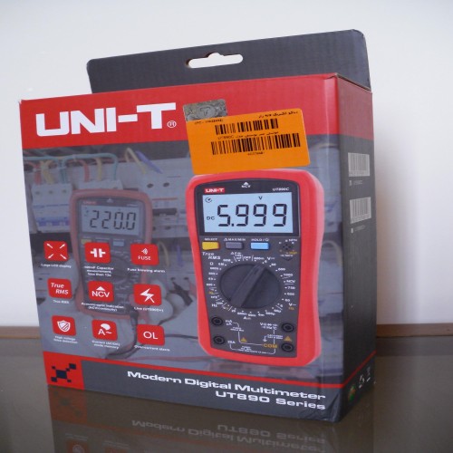 مولتی متر حرفه ای UNI-T UT890C با گارانتی و نو