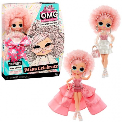 عروسک دخترانه لول سوپرایز OMG مدل MISS CELEBRATE