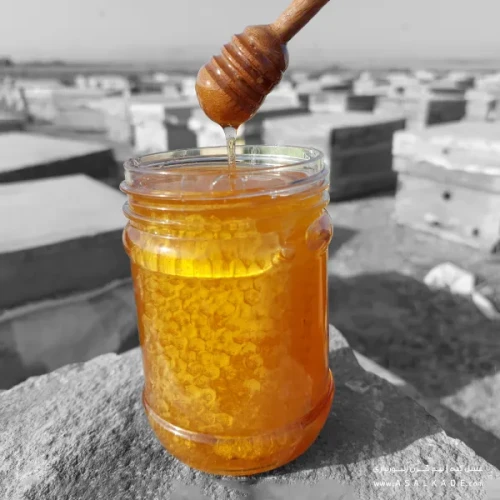عسل خارشتر موم دار ارگانیک با کیفیت ممتاز
