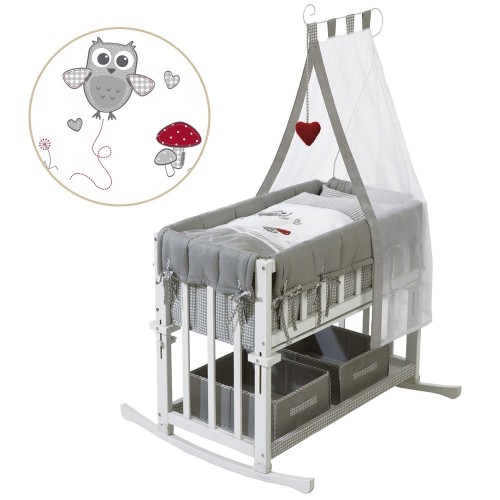گهواره 1*4 طرح جغد مدل roba 8949ws148