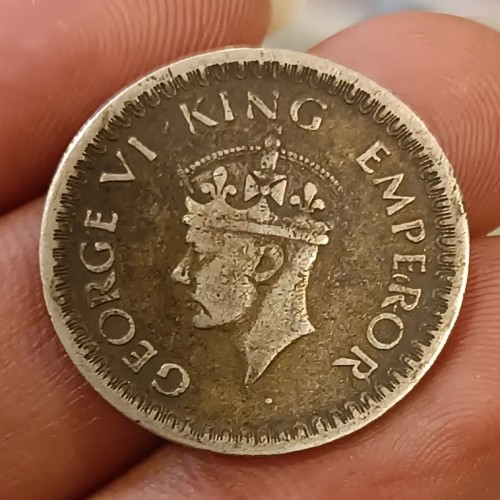 فروش سکه 1 و 2 روپیه جورج هند 1942 میلادی