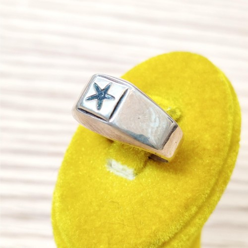 انگشتر تمام دستساز حرز امام جواد با روکش طلا سفید