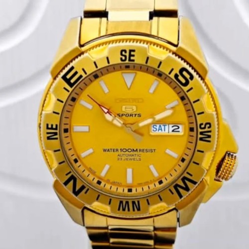 فروش ساعت مچی سیکو 5 غواصی اتوماتیک میکرونه طلا