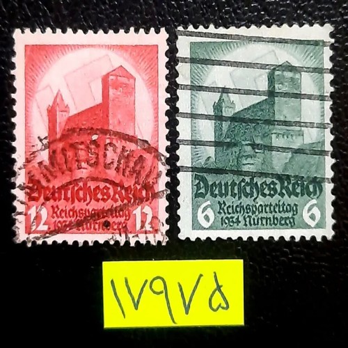 فروش سری تمبر کامل کلاسیک رایش 1934 مهر نایاب