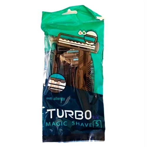 فروش بسته 5عددی خودتراش زنانه ضدآلرژی توربو TURBO