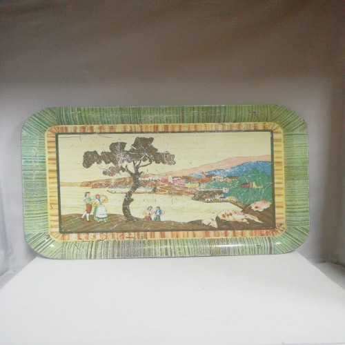 فروش سینی فلزی طرح دار قدیمی