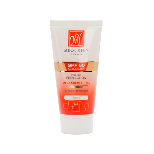 کرم ضد آفتاب بی رنگ SPF60 برای پوست نرمال و خشک