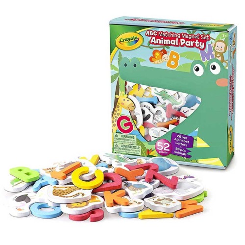 حروف و حیوانات مگنتی 52 تکه Crayola - بازی آموزشی کودک