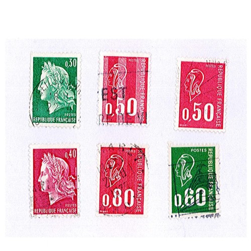 تمبرهای کلاسیک فرانسه 252 با طراحی منحصر به فرد