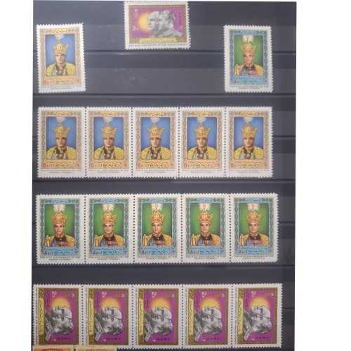 فروش مجموعه تمبرهای پهلوی