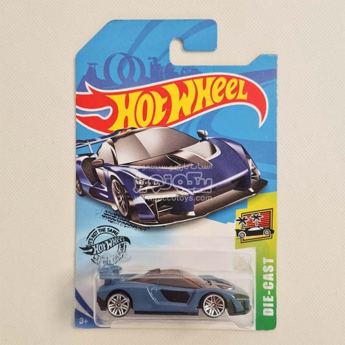 ماشین اسباب بازی سوپر اسپورت آبی Hot Wheel کوچک