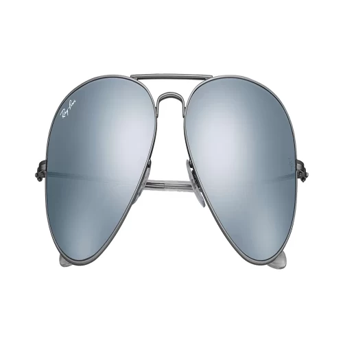 عینک آفتابی RayBan 3025 Aviator Gunmetal Silver Flash