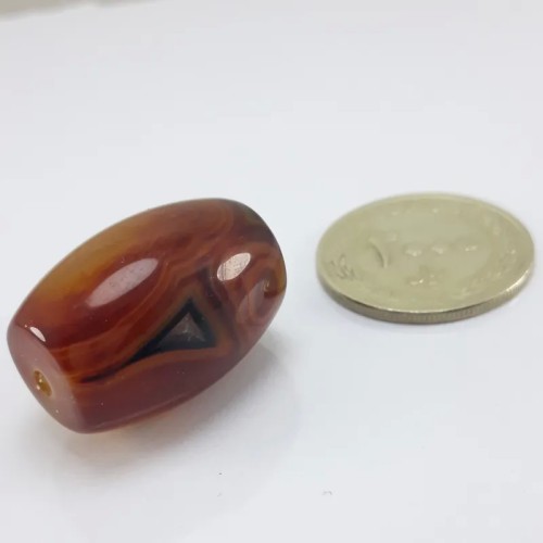 فروش مهره عقیق سلیمانی باباقوری دار با قیمت عالی