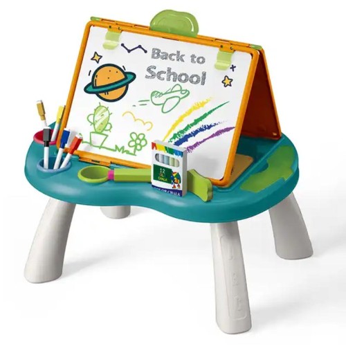 تخته نقاشی کودک دو طرفه رنگ آبی با کد مخصوص