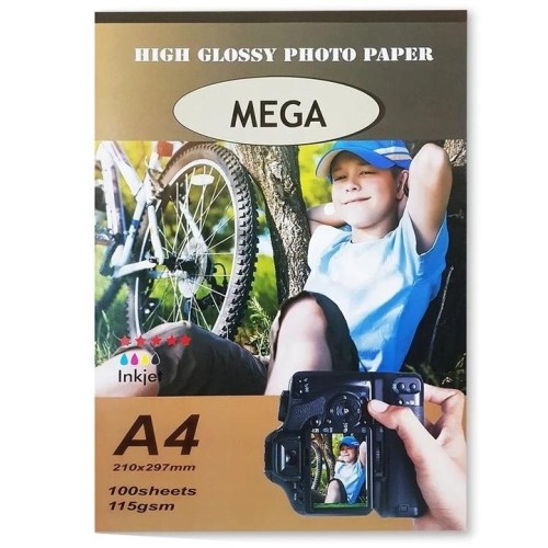 فروش کاغذ گلاسه عکس 115 گرم مگا(MEGA)