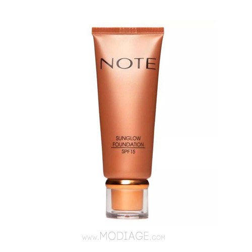 کرم پودر برنز کننده نوت SUN GLOW با SPF 15 و ویتامین E