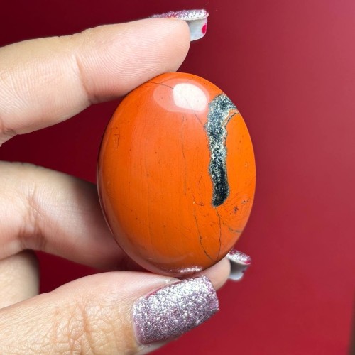 فروش نگین درشت کلکسیونی سنگ جاسپرمعدنی طبیعی کد60307