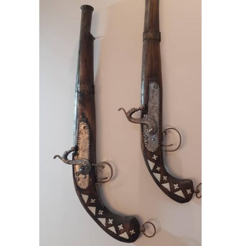 فروش تپانچه دست ساز دکوری قلمکاری شده با قیمت مناسب