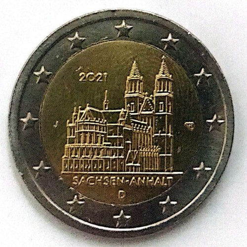 فروش سکه 2 یورو زاکسن آنهالت آلمان 2021