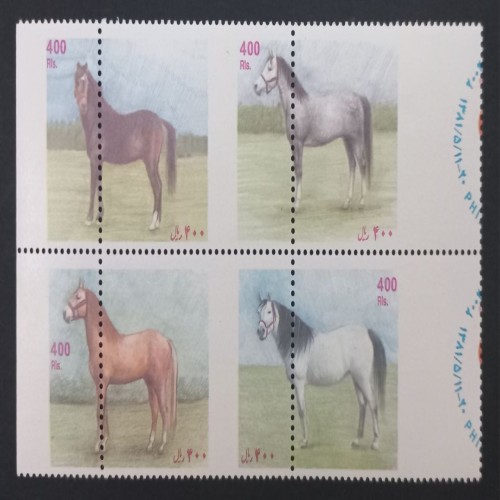 فروش ارور زیبای تمبر اسب