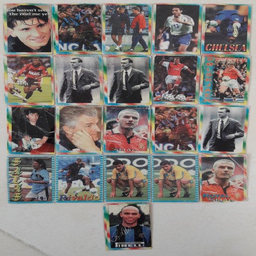 فروش 21 عکس کارتی قدیمی بازیکنان فوتبال خارجی